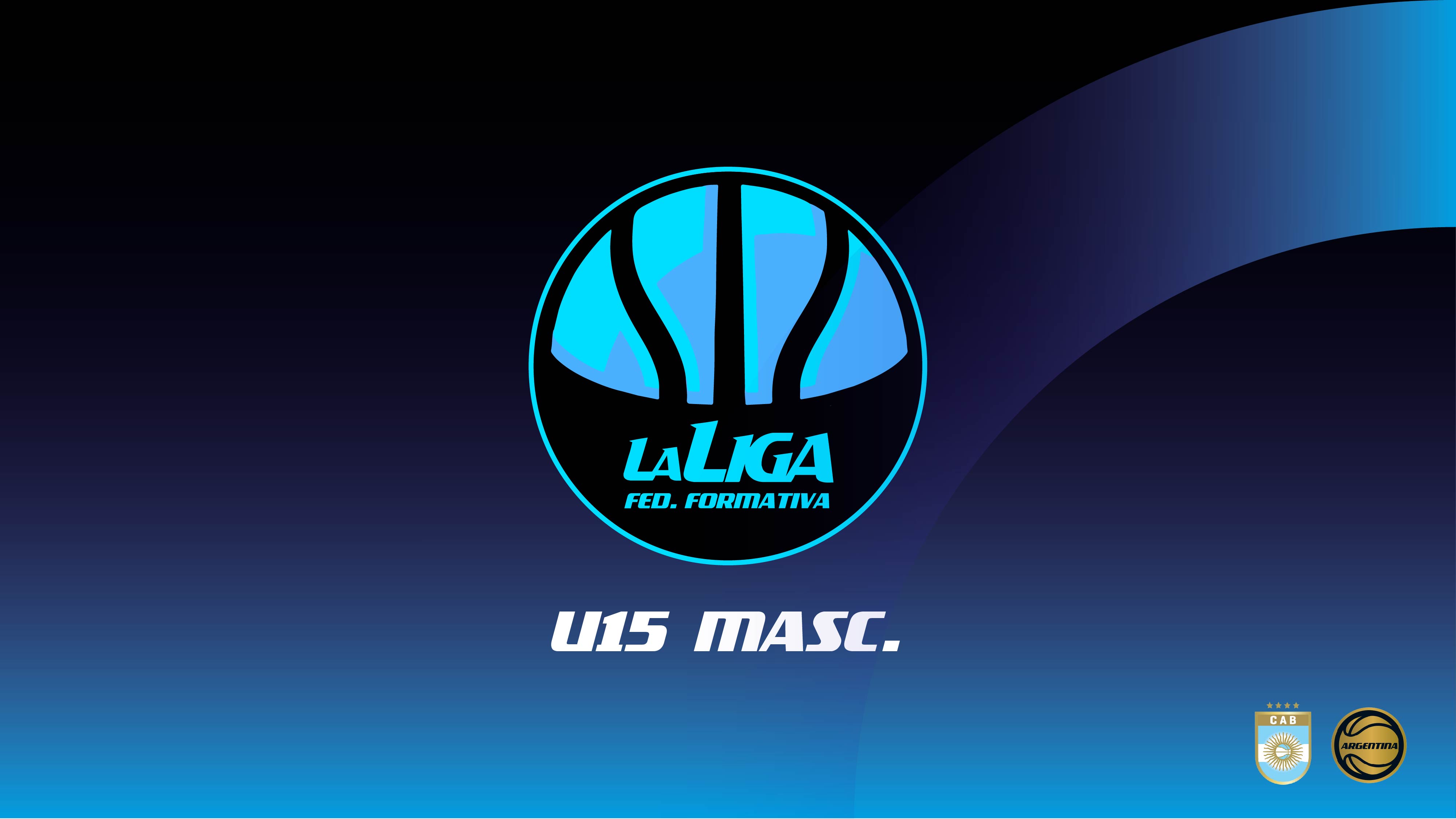 Momento de semifinales en La Liga Federal U15 masculina