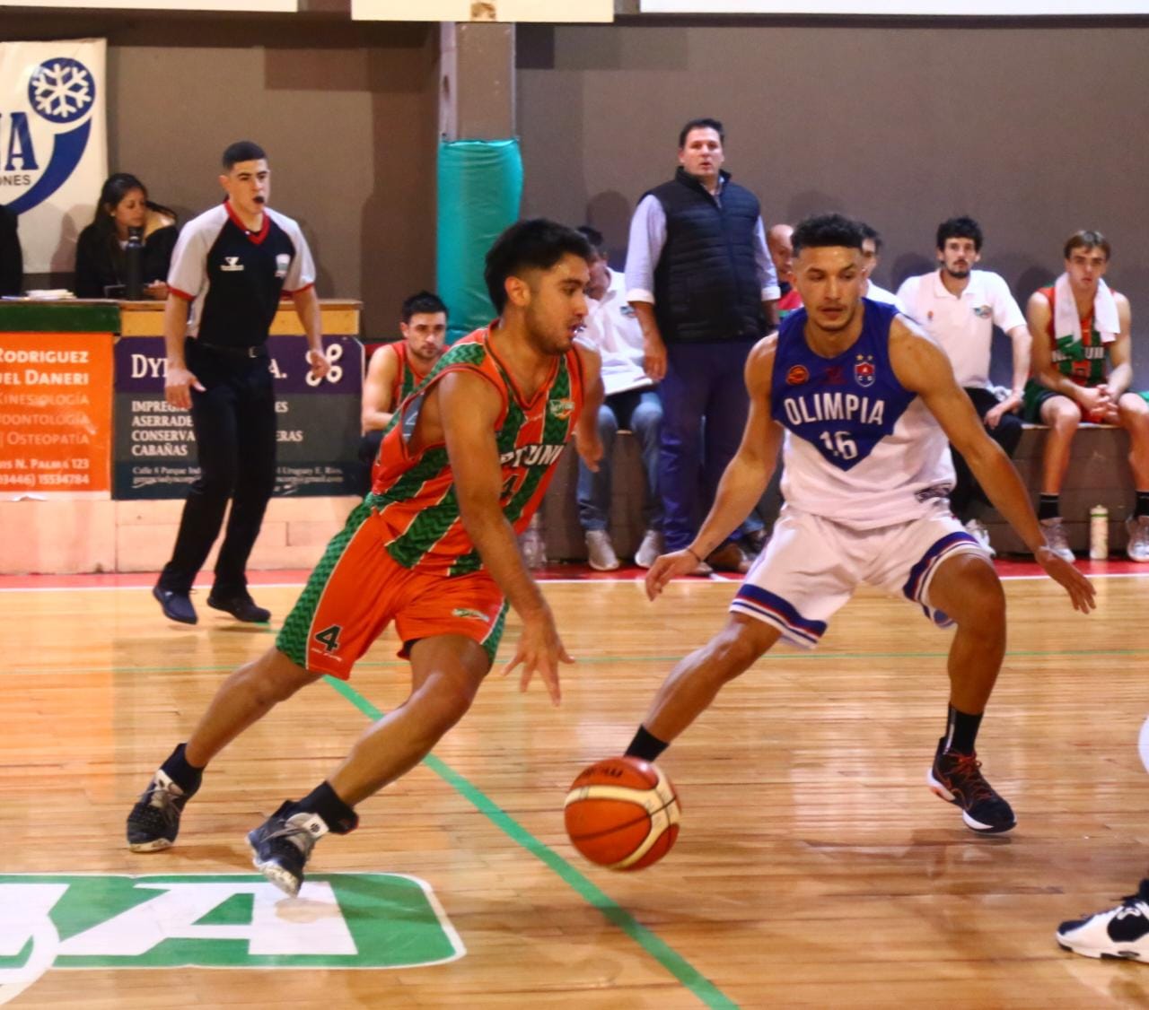 Neptunia sufrió hasta el final para vencer a Olimpia