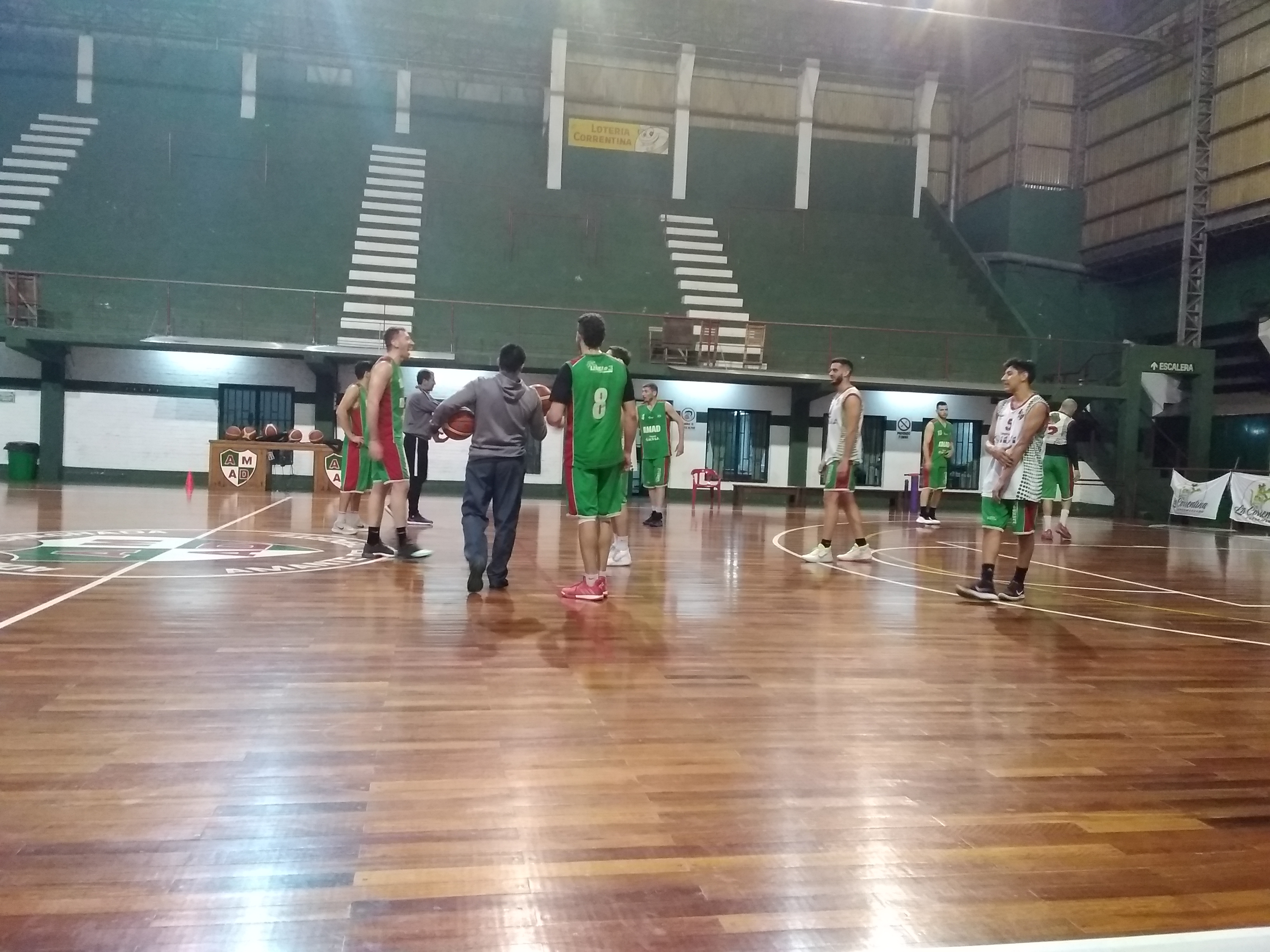 AMAD volvió a los entrenamientos tras su debut