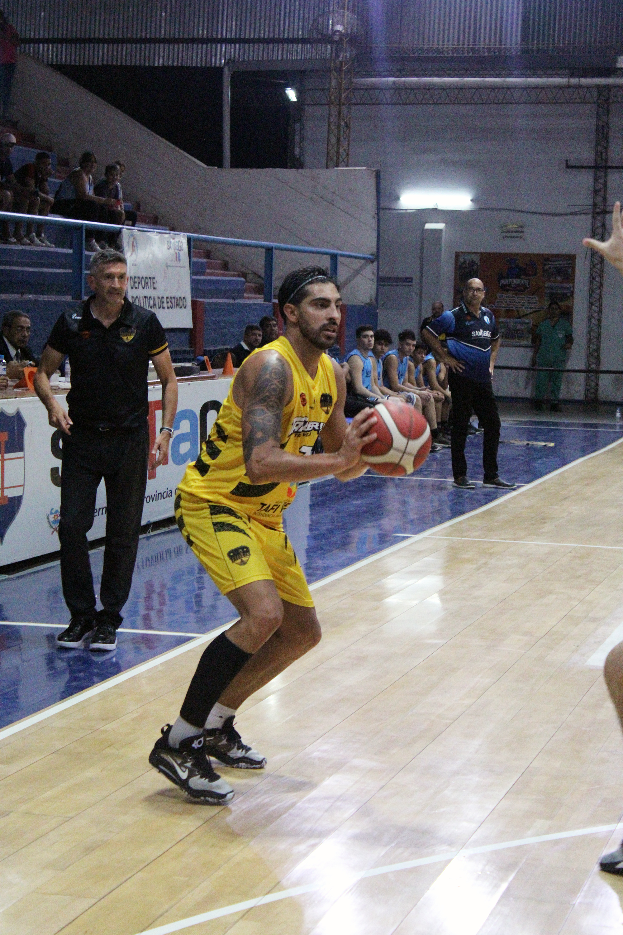 Solórzano habló en la previa ante Jujuy Básquet